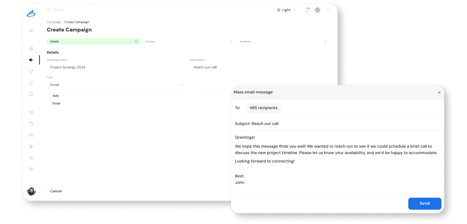 Email/SMS